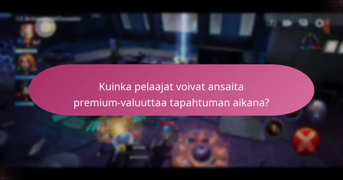 Mitkä hahmon parannukset ovat saatavilla tapahtumaan osallistumisen kautta?