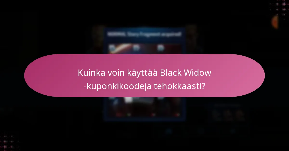 Mitkä erityiset alennukset ovat saatavilla Black Widow -tuotteille?