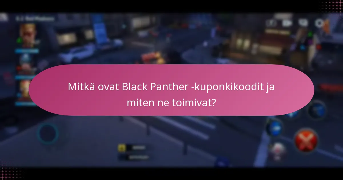 Mitkä tapahtumaesineet liittyvät Black Pantheriin?
