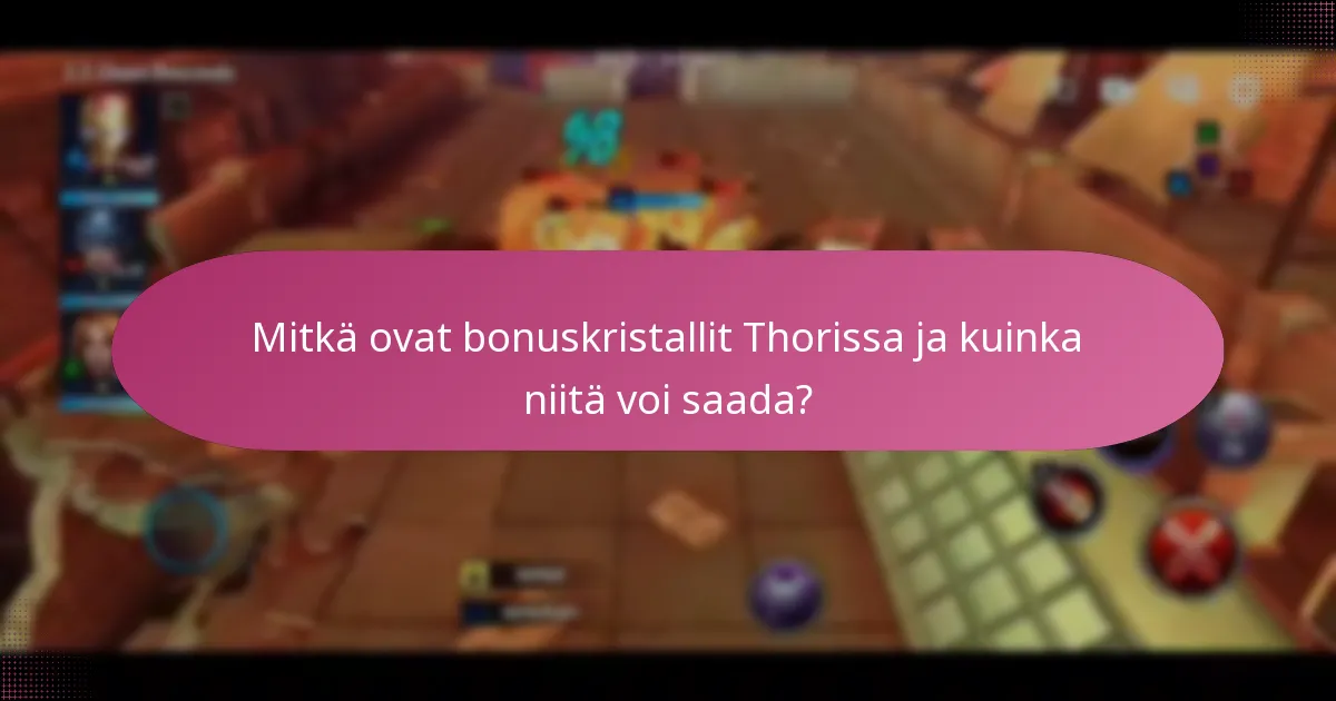 Mitkä päivitysmateriaalit ovat saatavilla Thorissa ja kuinka niitä saa?