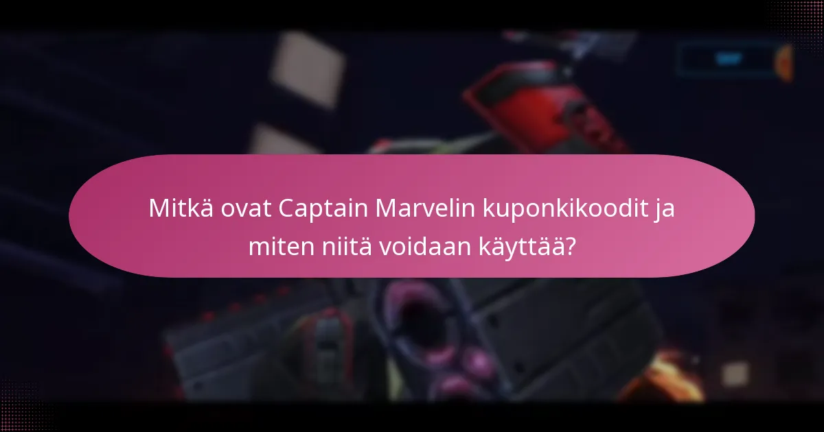 Mitkä erityiset esineet voidaan hankkia kuponkikoodeilla ja kampanjoilla?