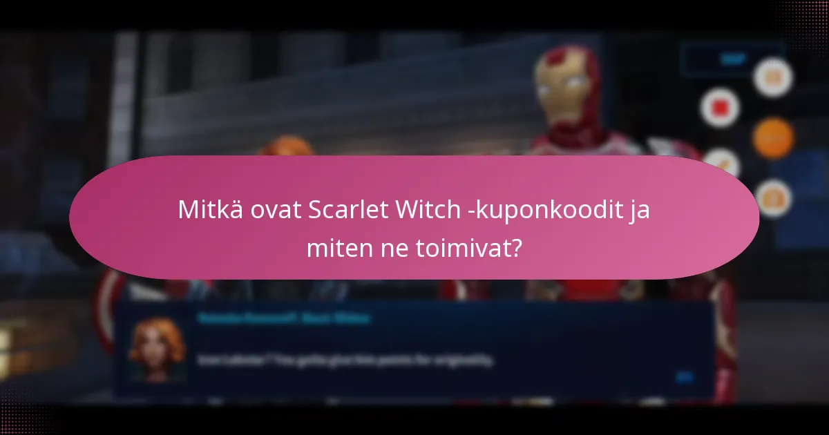 Mitkä alustat tarjoavat Scarlet Witch -kuponkoodit?