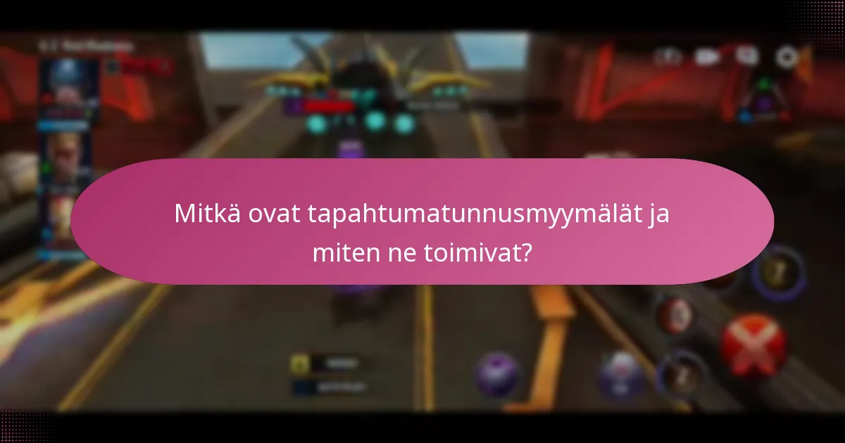 Kuinka lunastaa tunnuksia esineisiin tapahtumatunnusmyymälässä?