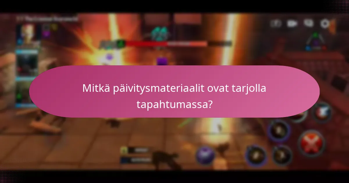 Mitkä strategiat voivat parantaa tapahtumaan osallistumistani?